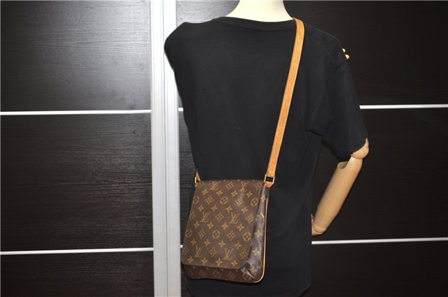 Auth Louis Vuitton Monogram Musette Salsa M51387 Long Shoulder Cross Bag 4933F