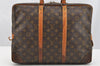Authentic Louis Vuitton Monogram Porte Documents Voyage M53361 Briefcase 4936I