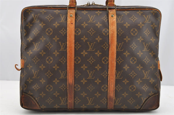 Authentic Louis Vuitton Monogram Porte Documents Voyage M53361 Briefcase 4936I