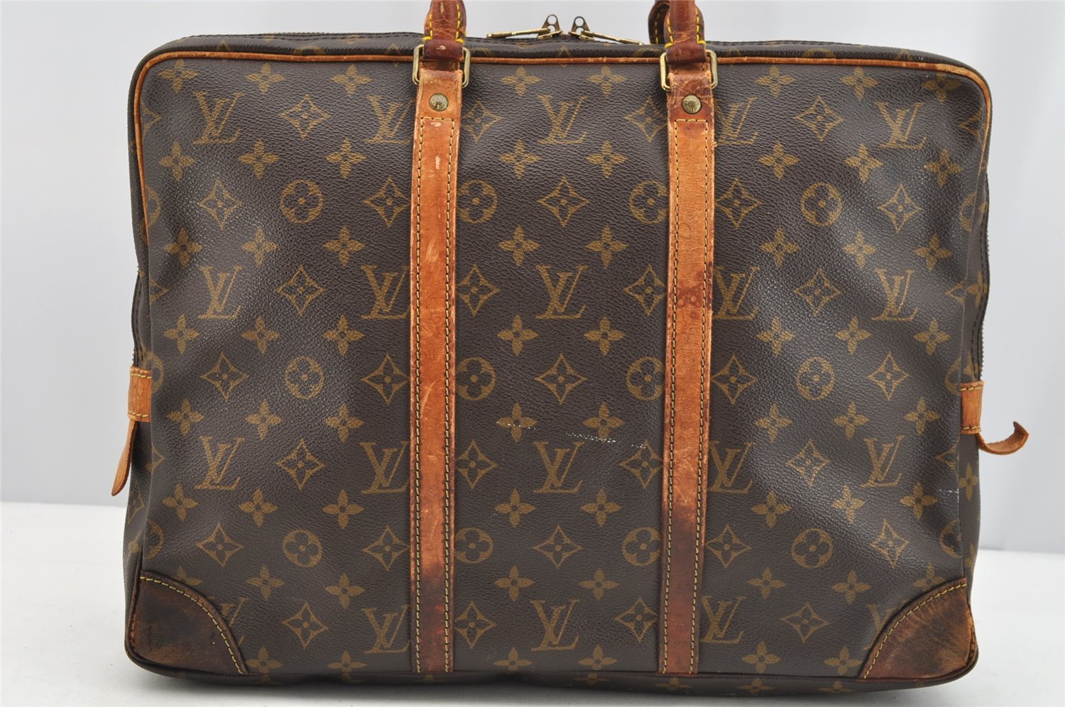 Authentic Louis Vuitton Monogram Porte Documents Voyage M53361 Briefcase 4936I