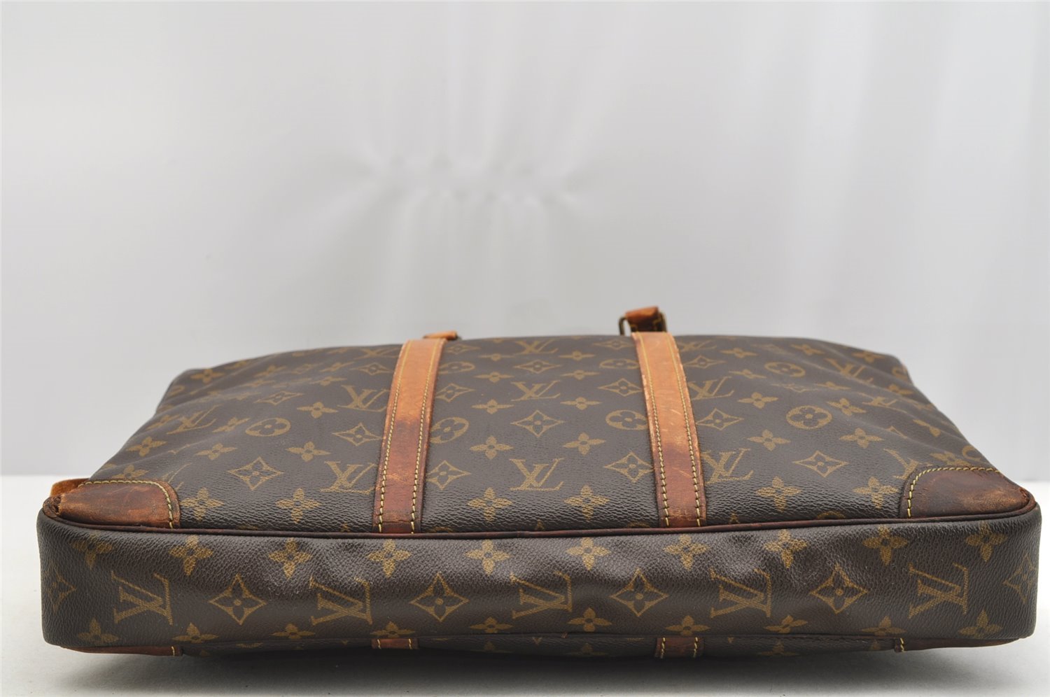 Authentic Louis Vuitton Monogram Porte Documents Voyage M53361 Briefcase 4936I