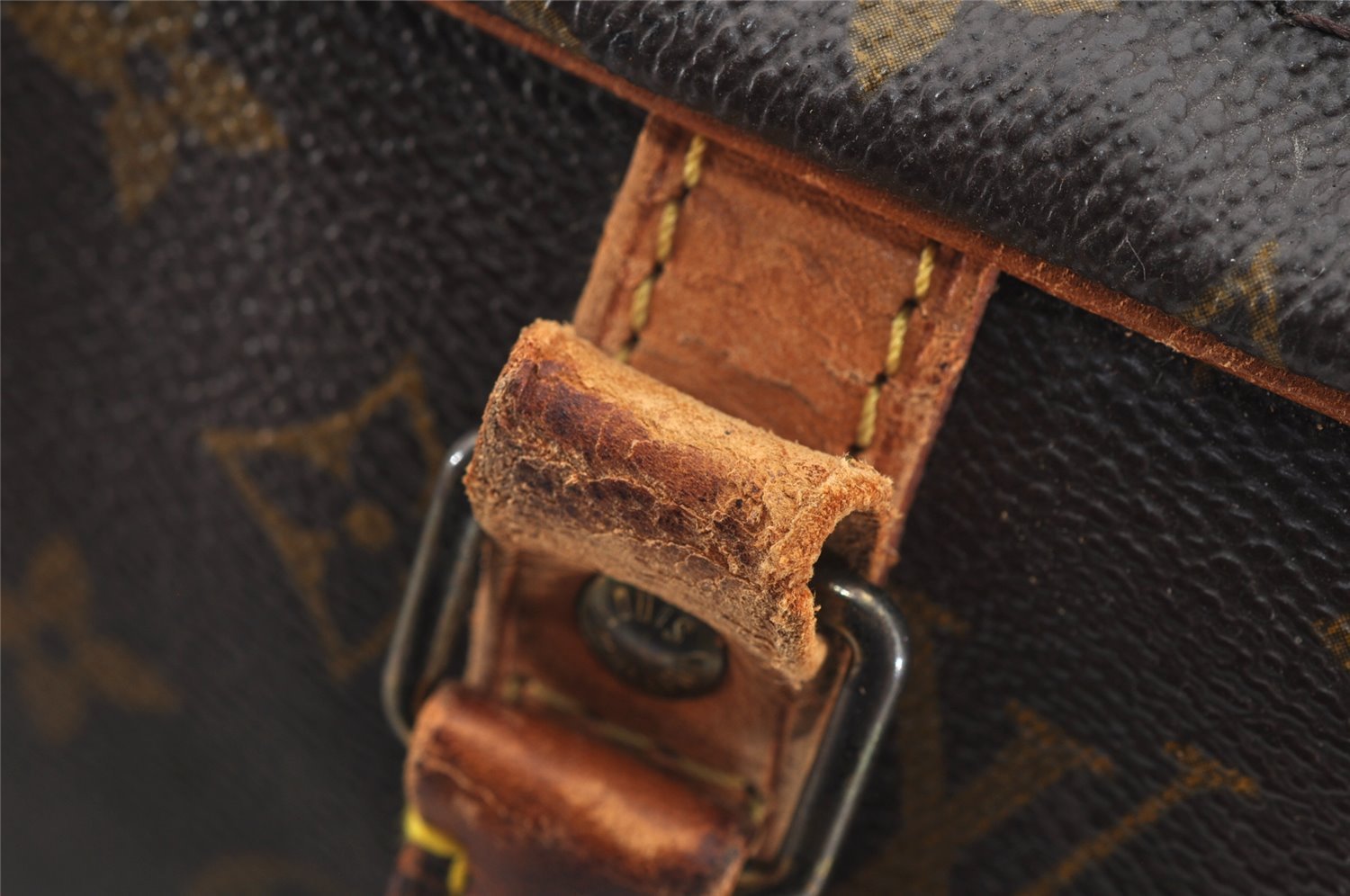 Authentic Louis Vuitton Monogram Porte Documents Voyage M53361 Briefcase 4936I