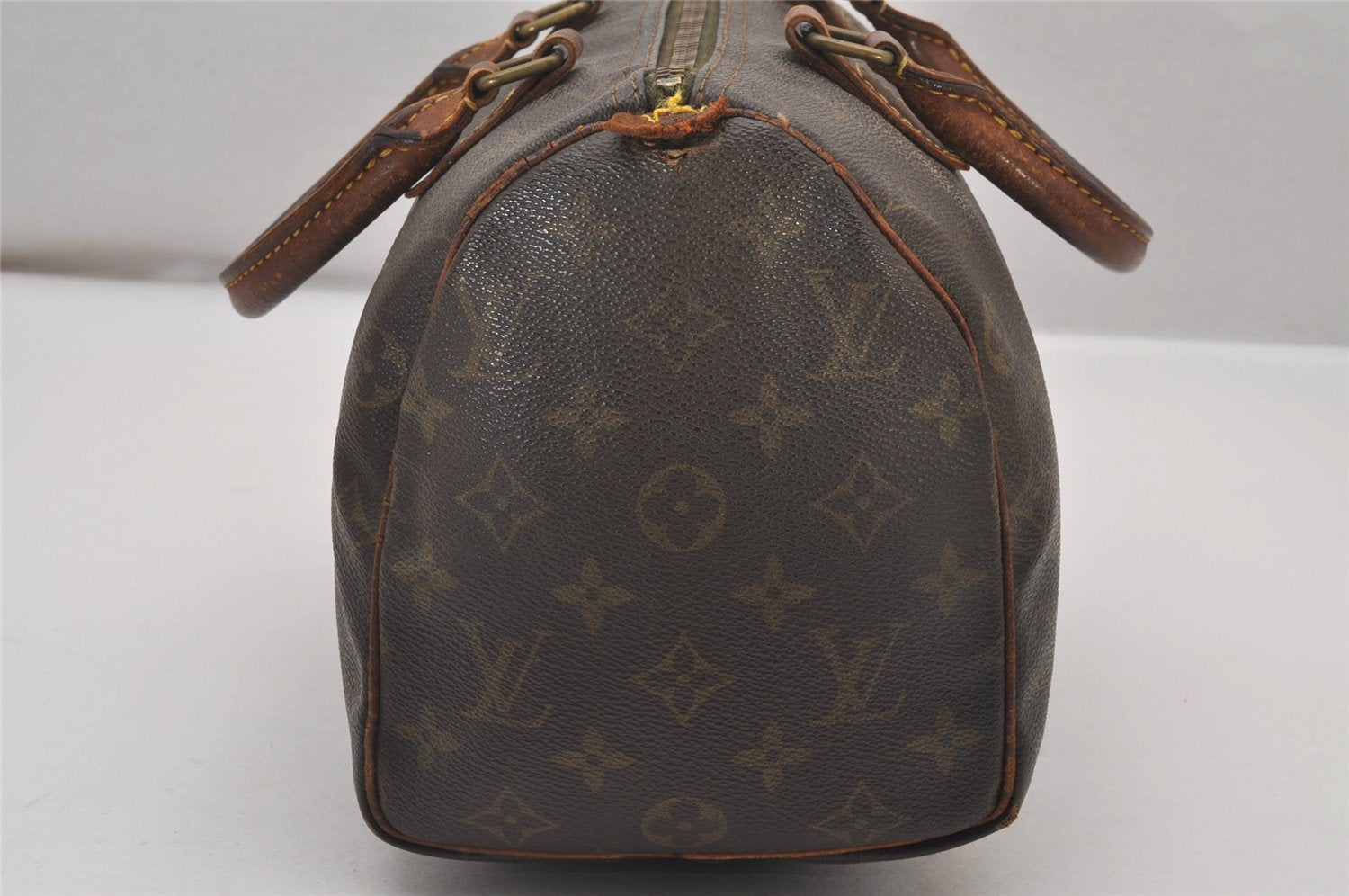 Authentic Louis Vuitton Monogram Speedy 25 Boston Hand Bag M41528 Junk 4938I