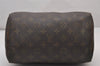 Authentic Louis Vuitton Monogram Speedy 25 Boston Hand Bag M41528 Junk 4938I