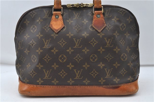 Authentic Louis Vuitton Monogram Alma Hand Bag Purse M51130 LV 4939D