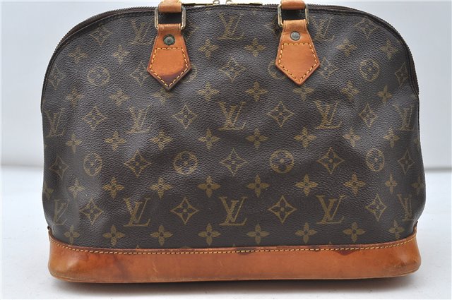 Authentic Louis Vuitton Monogram Alma Hand Bag Purse M51130 LV 4939D