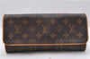 Authentic Louis Vuitton Monogram Pochette Twin GM Shoulder Bag M51852 LV 4941D