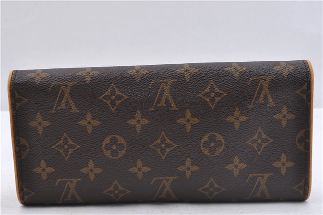 Authentic Louis Vuitton Monogram Pochette Twin GM Shoulder Bag M51852 LV 4941D