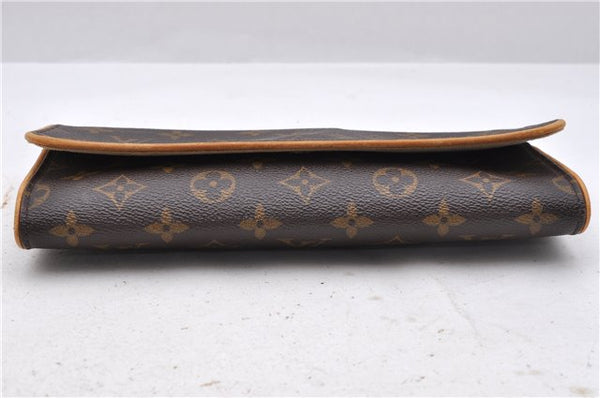 Authentic Louis Vuitton Monogram Pochette Twin GM Shoulder Bag M51852 LV 4941D