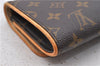 Authentic Louis Vuitton Monogram Pochette Twin GM Shoulder Bag M51852 LV 4941D