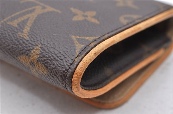 Authentic Louis Vuitton Monogram Pochette Twin GM Shoulder Bag M51852 LV 4941D