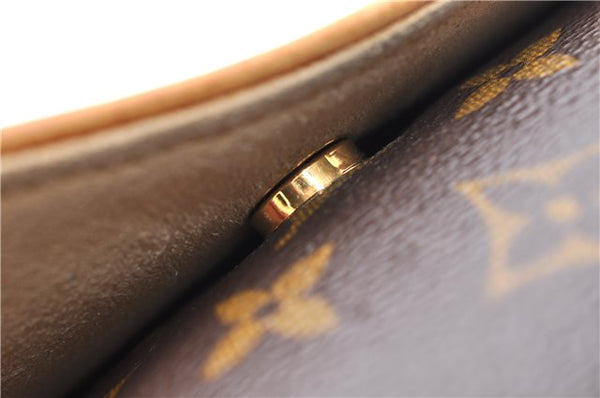 Authentic Louis Vuitton Monogram Pochette Twin GM Shoulder Bag M51852 LV 4941D