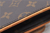 Authentic Louis Vuitton Monogram Pochette Twin GM Shoulder Bag M51852 LV 4941D