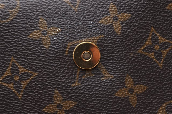 Authentic Louis Vuitton Monogram Pochette Twin GM Shoulder Bag M51852 LV 4941D