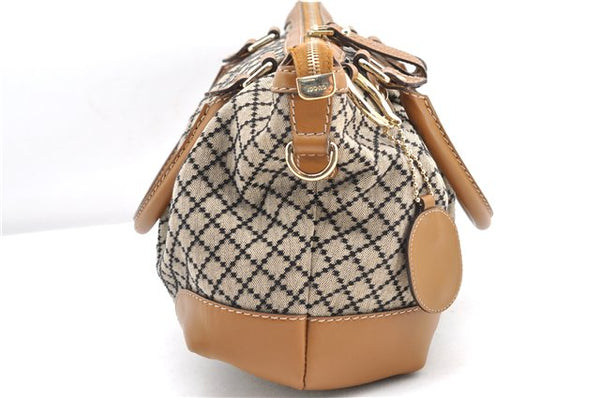 Authentic GUCCI Diamante Sukey 2Way Tote Bag Canvas Leather 247902 Brown 4941F