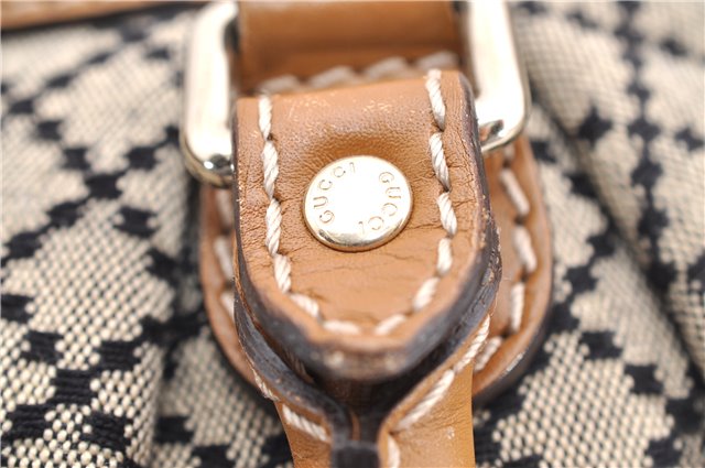 Authentic GUCCI Diamante Sukey 2Way Tote Bag Canvas Leather 247902 Brown 4941F