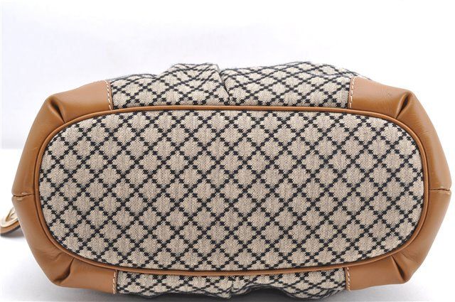 Authentic GUCCI Diamante Sukey 2Way Tote Bag Canvas Leather 247902 Brown 4941F