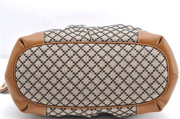 Authentic GUCCI Diamante Sukey 2Way Tote Bag Canvas Leather 247902 Brown 4941F