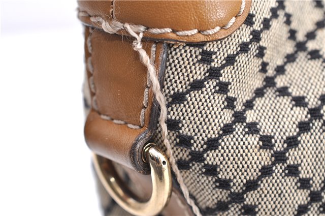 Authentic GUCCI Diamante Sukey 2Way Tote Bag Canvas Leather 247902 Brown 4941F