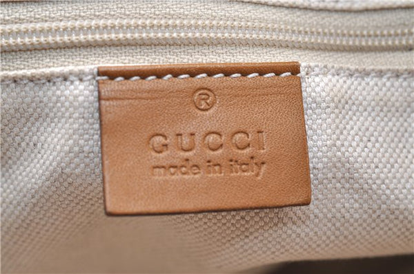 Authentic GUCCI Diamante Sukey 2Way Tote Bag Canvas Leather 247902 Brown 4941F