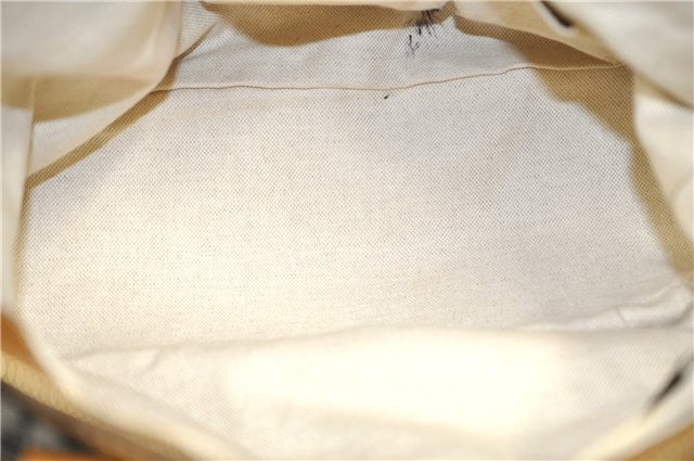 Authentic GUCCI Diamante Sukey 2Way Tote Bag Canvas Leather 247902 Brown 4941F