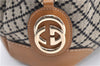 Authentic GUCCI Diamante Sukey 2Way Tote Bag Canvas Leather 247902 Brown 4941F