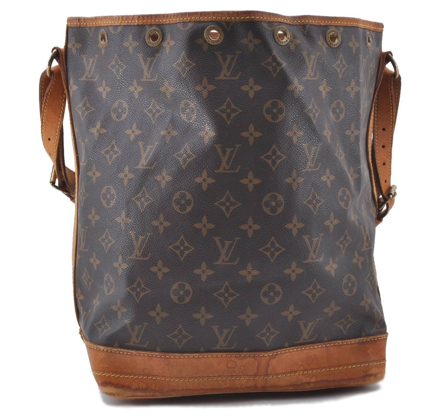 Authentic Louis Vuitton Monogram Noe Shoulder Bag M42224 LV 4944D