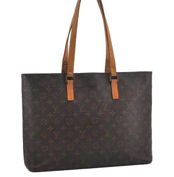Authentic Louis Vuitton Monogram Luco Shoulder Tote Bag M51155 LV 4947I