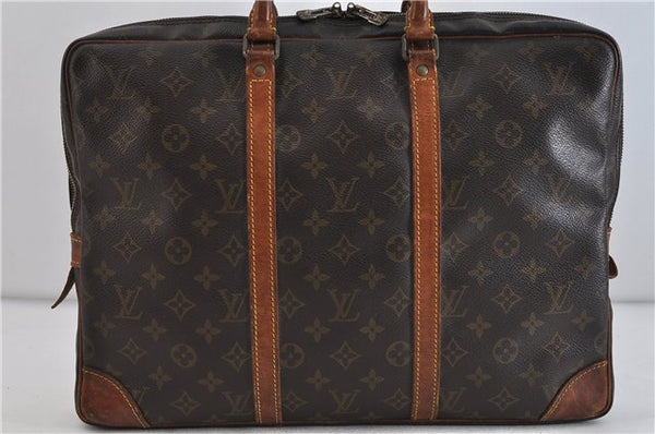 Auth LOUIS VUITTON Monogram Porte Documents Voyage Briefcase M53361 LV 4948C