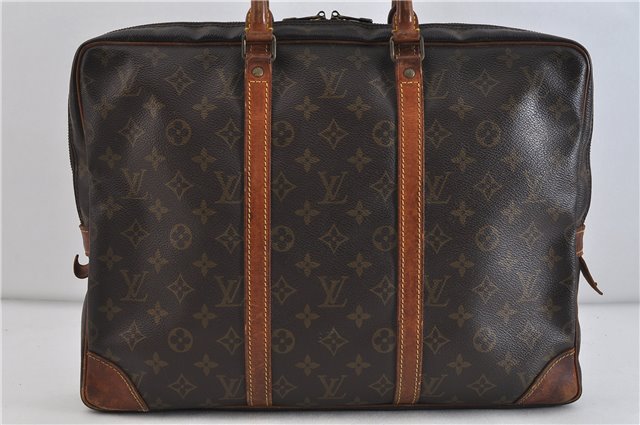 Auth LOUIS VUITTON Monogram Porte Documents Voyage Briefcase M53361 LV 4948C