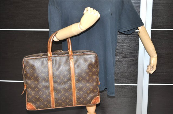 Auth LOUIS VUITTON Monogram Porte Documents Voyage Briefcase M53361 LV 4948C