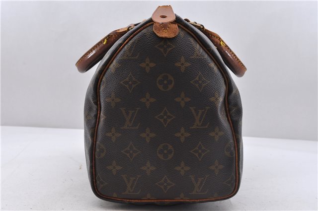 Authentic Louis Vuitton Monogram Speedy 30 Hand Boston Bag M41526 LV 4948D