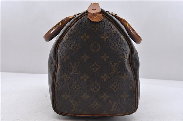 Authentic Louis Vuitton Monogram Speedy 30 Hand Boston Bag M41526 LV 4948D