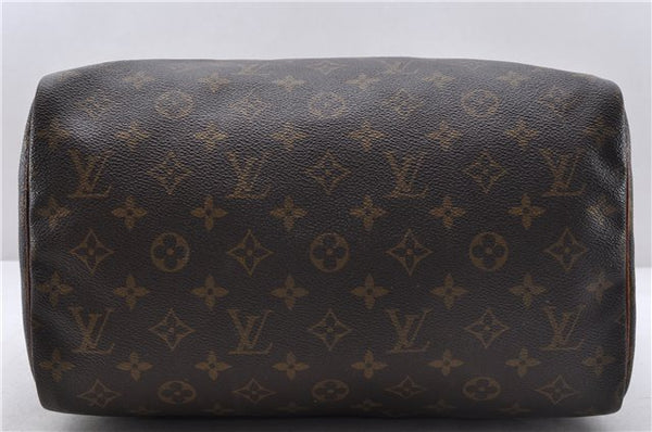 Authentic Louis Vuitton Monogram Speedy 30 Hand Boston Bag M41526 LV 4948D
