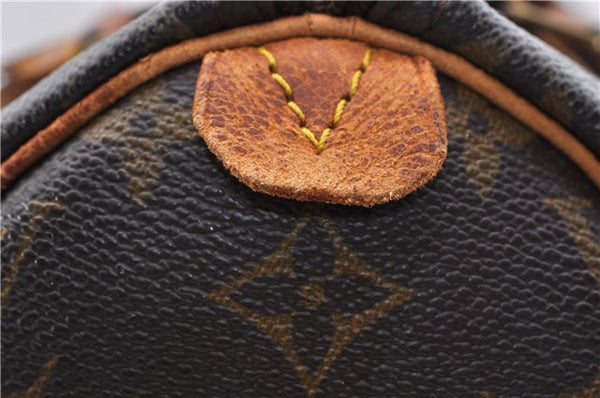 Authentic Louis Vuitton Monogram Speedy 30 Hand Boston Bag M41526 LV 4948D