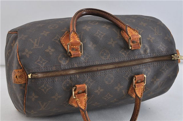 Authentic LOUIS VUITTON Monogram Speedy 30 Hand Bag Old Model LV 4949C