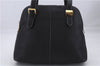 Authentic Burberrys Vintage Leather Shoulder Hand Bag Purse Black 4951D