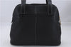 Authentic Burberrys Vintage Leather Shoulder Hand Bag Purse Black 4951D