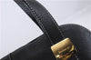 Authentic Burberrys Vintage Leather Shoulder Hand Bag Purse Black 4951D