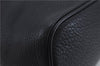 Authentic Burberrys Vintage Leather Shoulder Hand Bag Purse Black 4951D