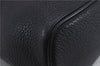 Authentic Burberrys Vintage Leather Shoulder Hand Bag Purse Black 4951D