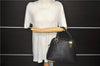 Authentic Burberrys Vintage Leather Shoulder Hand Bag Purse Black 4951D