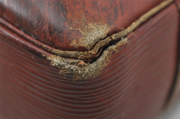 Authentic Louis Vuitton Epi Porte Documents Voyage Briefcase M54473 Brown 4951I