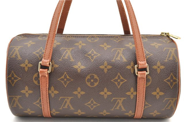 Authentic Louis Vuitton Monogram Papillon 26 Hand Bag Old Model LV 4952F