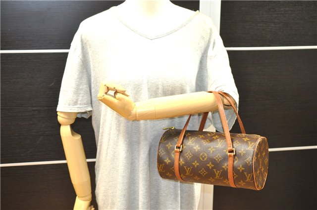 Authentic Louis Vuitton Monogram Papillon 26 Hand Bag Old Model LV 4952F