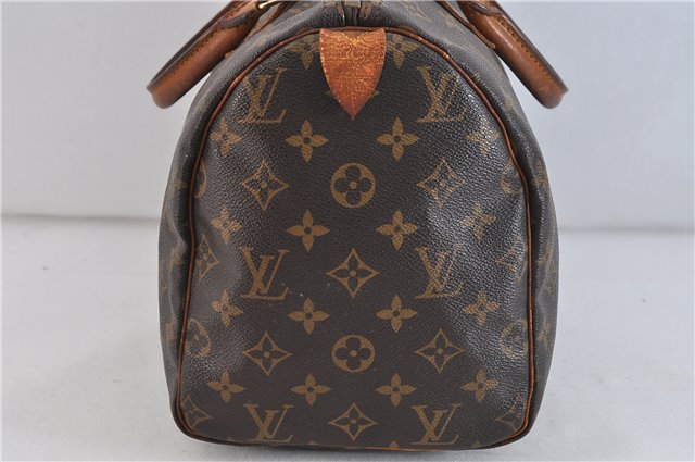 Authentic LOUIS VUITTON Monogram Speedy 30 Hand Bag M41526 LV Junk 4954C