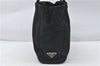 Authentic PRADA Nylon Plastic Shoulder Hand Bag Purse Black 4958D