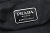 Authentic PRADA Nylon Plastic Shoulder Hand Bag Purse Black 4958D