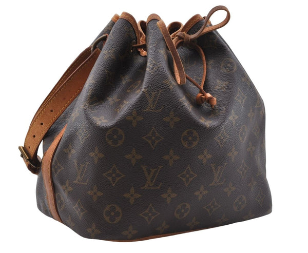 Authentic Louis Vuitton Monogram Petit Noe Shoulder Bag M42226 LV 4960D