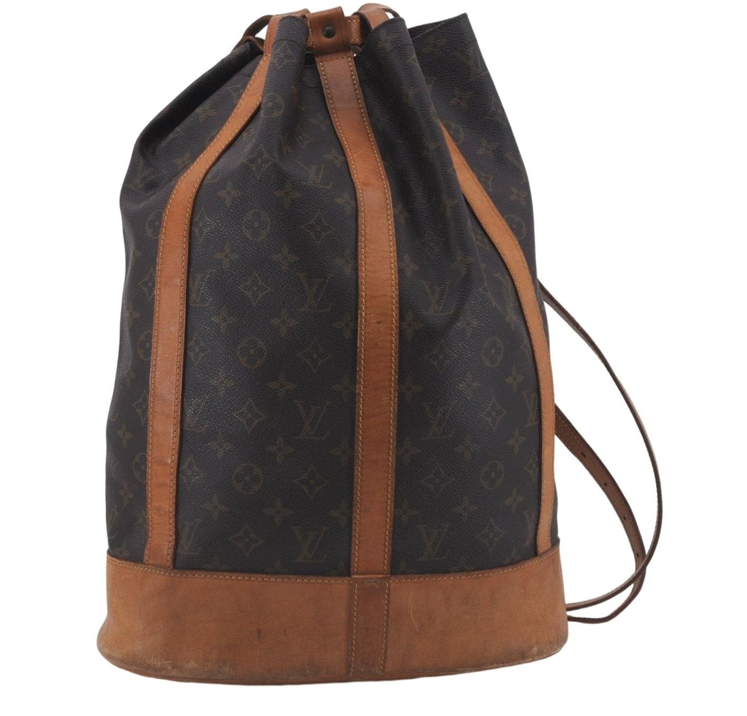 Authentic Louis Vuitton Monogram Randonnee GM Shoulder Bag M42244 LV 4961D